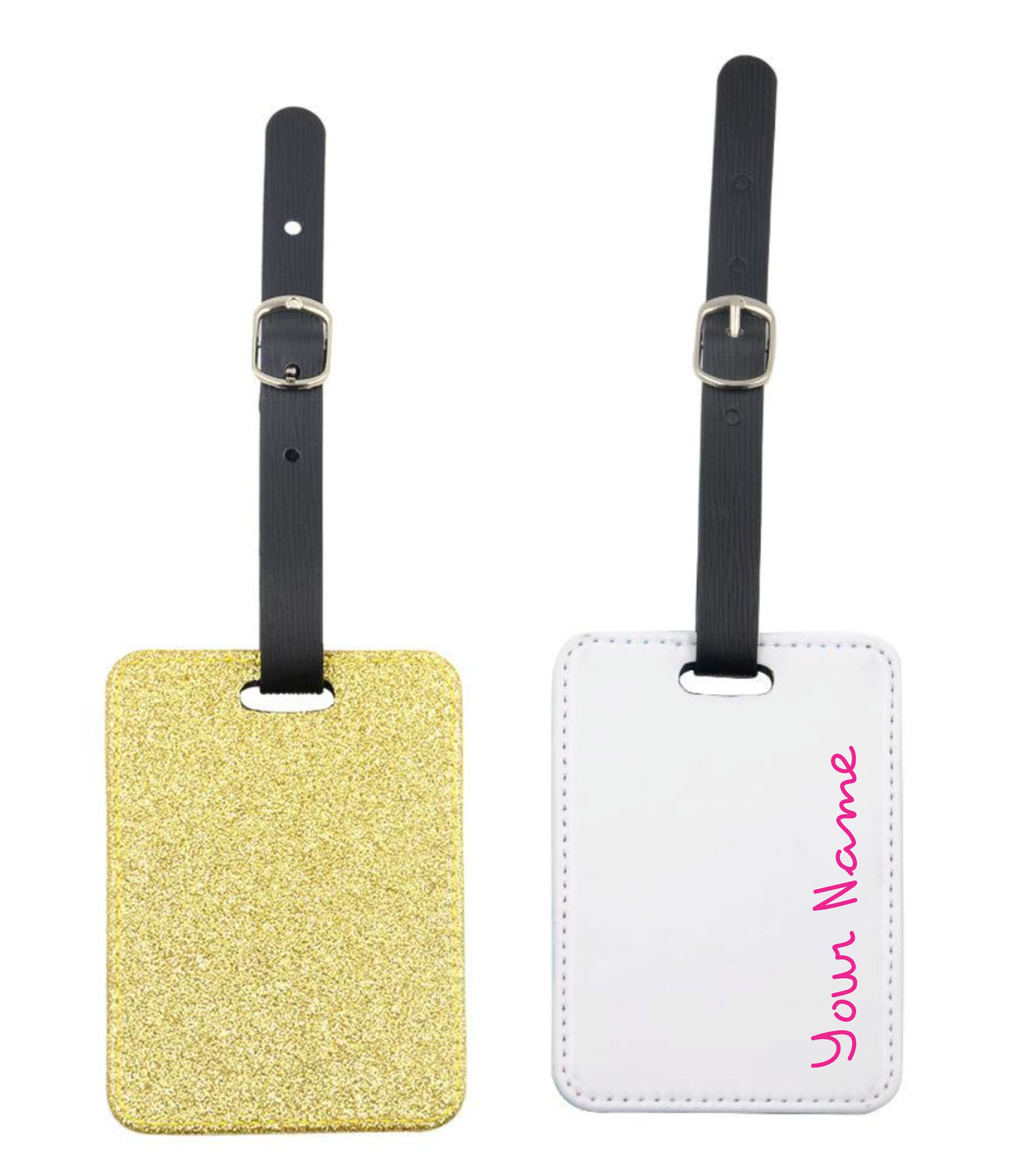 Island Style ‘2021/22’ – Personalised Luggage Tag – Gold - Mr Decals